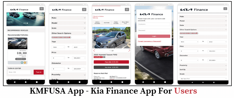 Kia Finance App